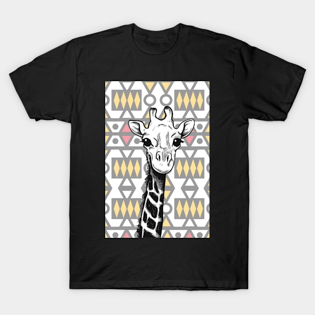 Giraffe - Samakaka Print T-Shirt by nZDesign